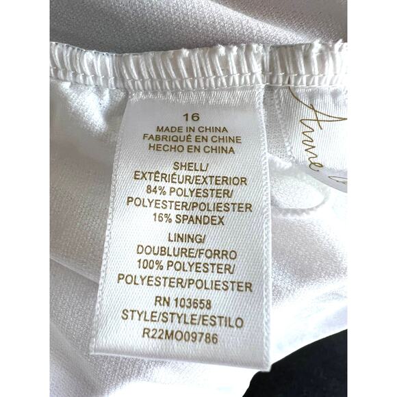 Anne Cole Swimsuit Size 16 Multi Wave Stripe Front Cutout Shirred One Piece NWT - Picture 6 of 9